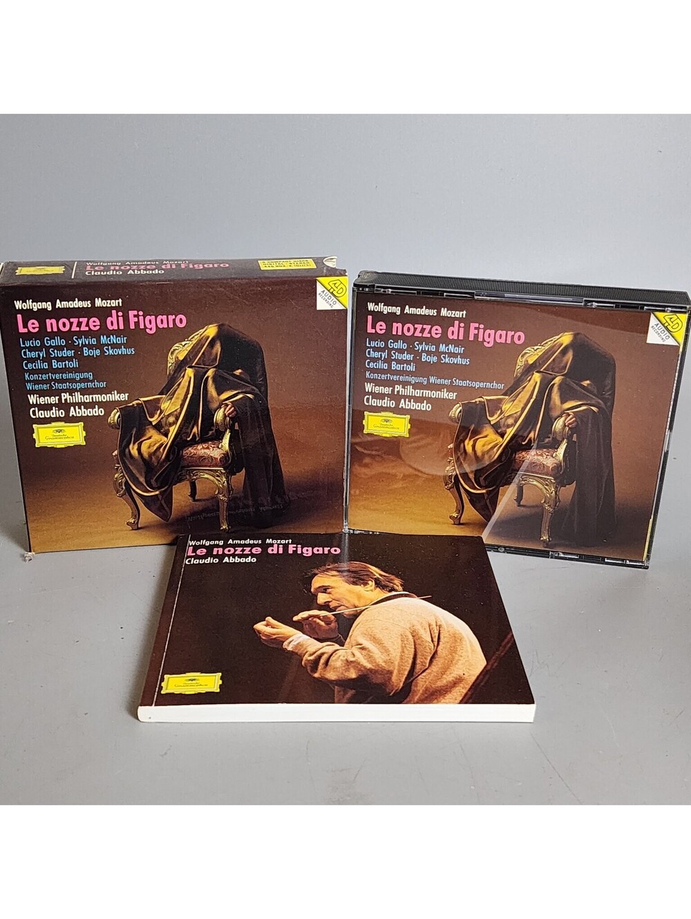 Wolfgang Mozart: Le nozze di Figaro 3 CD Box Set - Claudio Abbado Deutsche